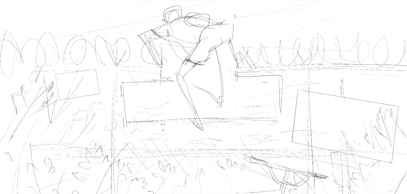 Fenced In  -  Second Draft Line-work