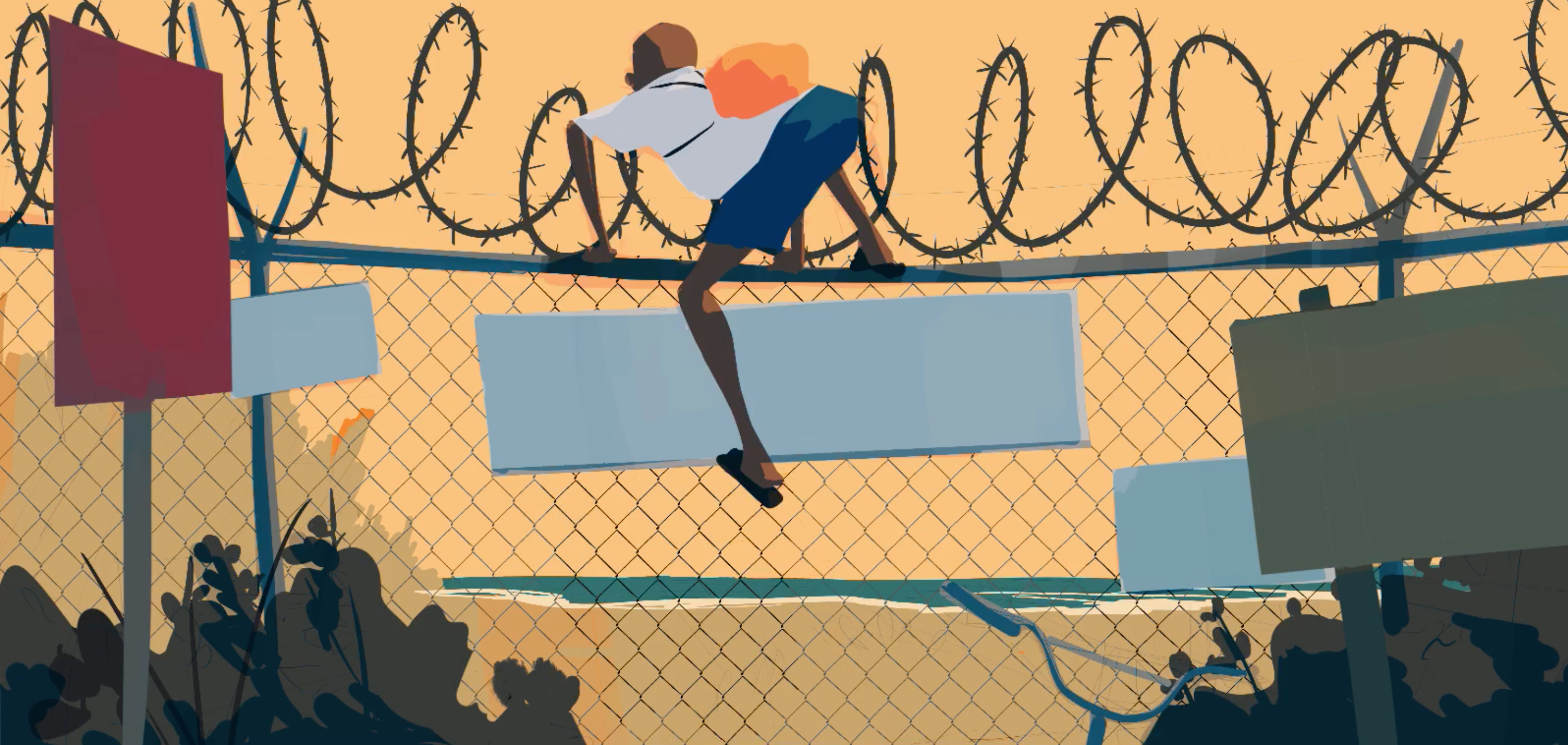 Fenced In  - Second Draft Color Blocking