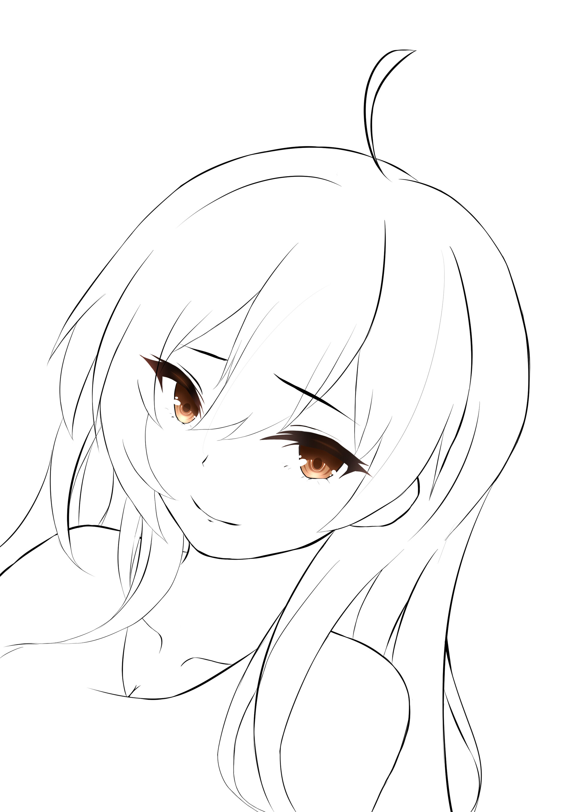 How To Draw Anime Girl Hair Short Long  Hime