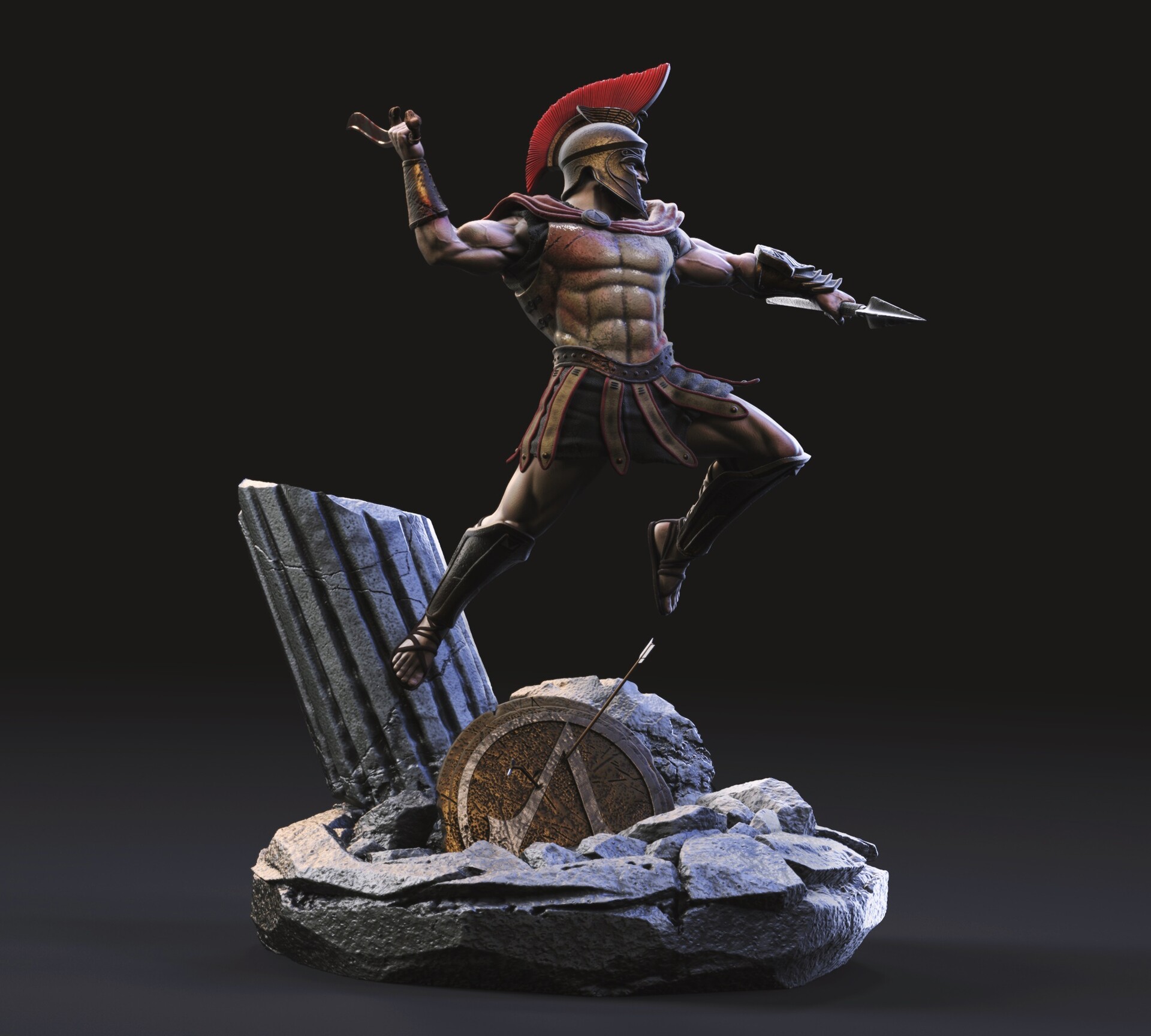 Assassins Creed Odyssey (custom) statue. 