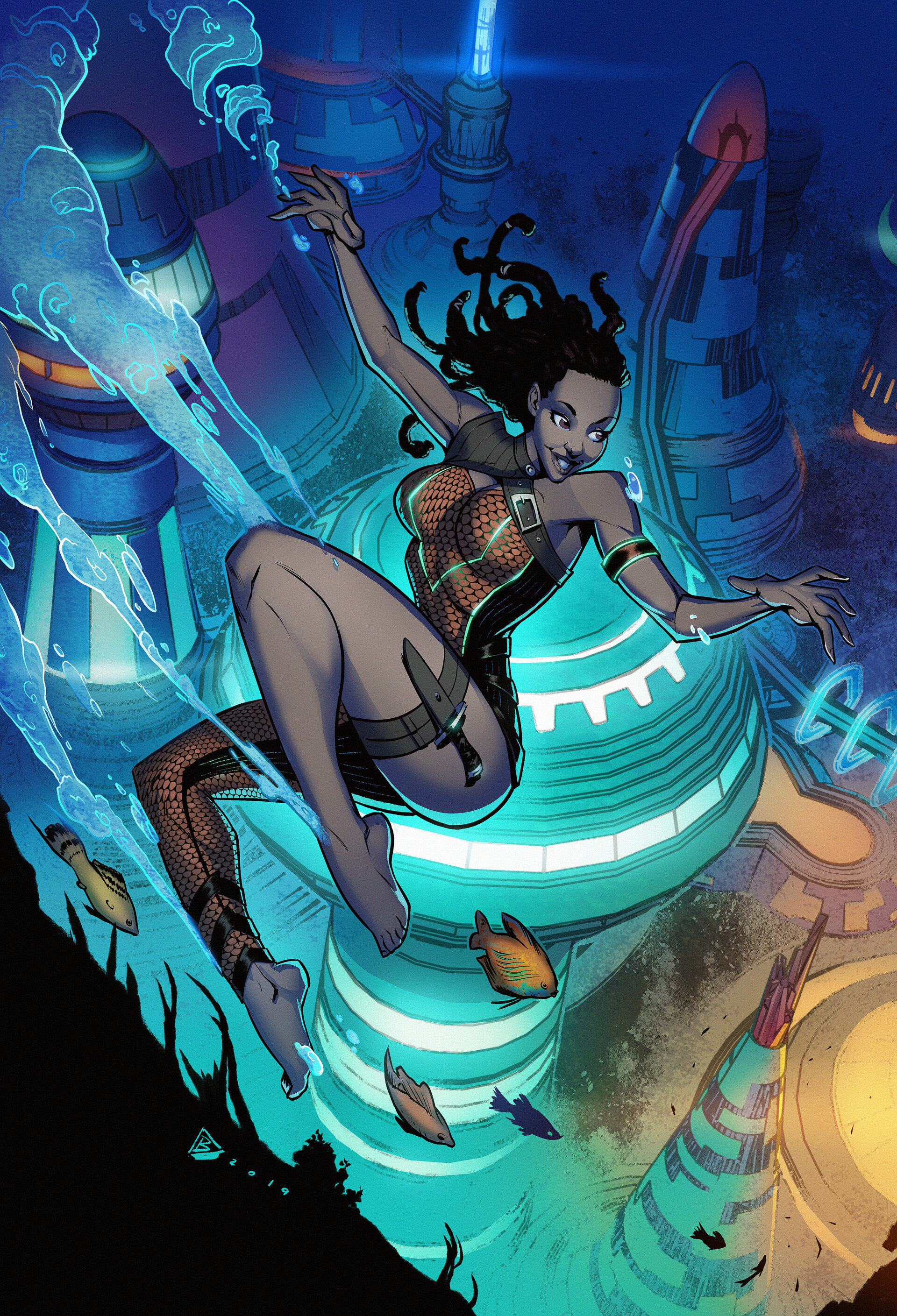 ArtStation - Under the sea, Facundo Moyano
