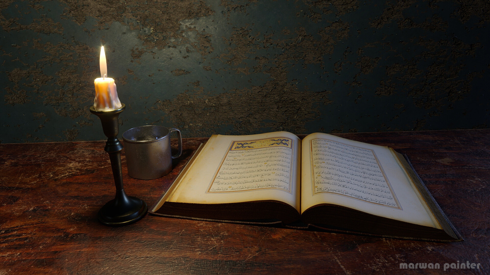 Artstation The Candle And The Book