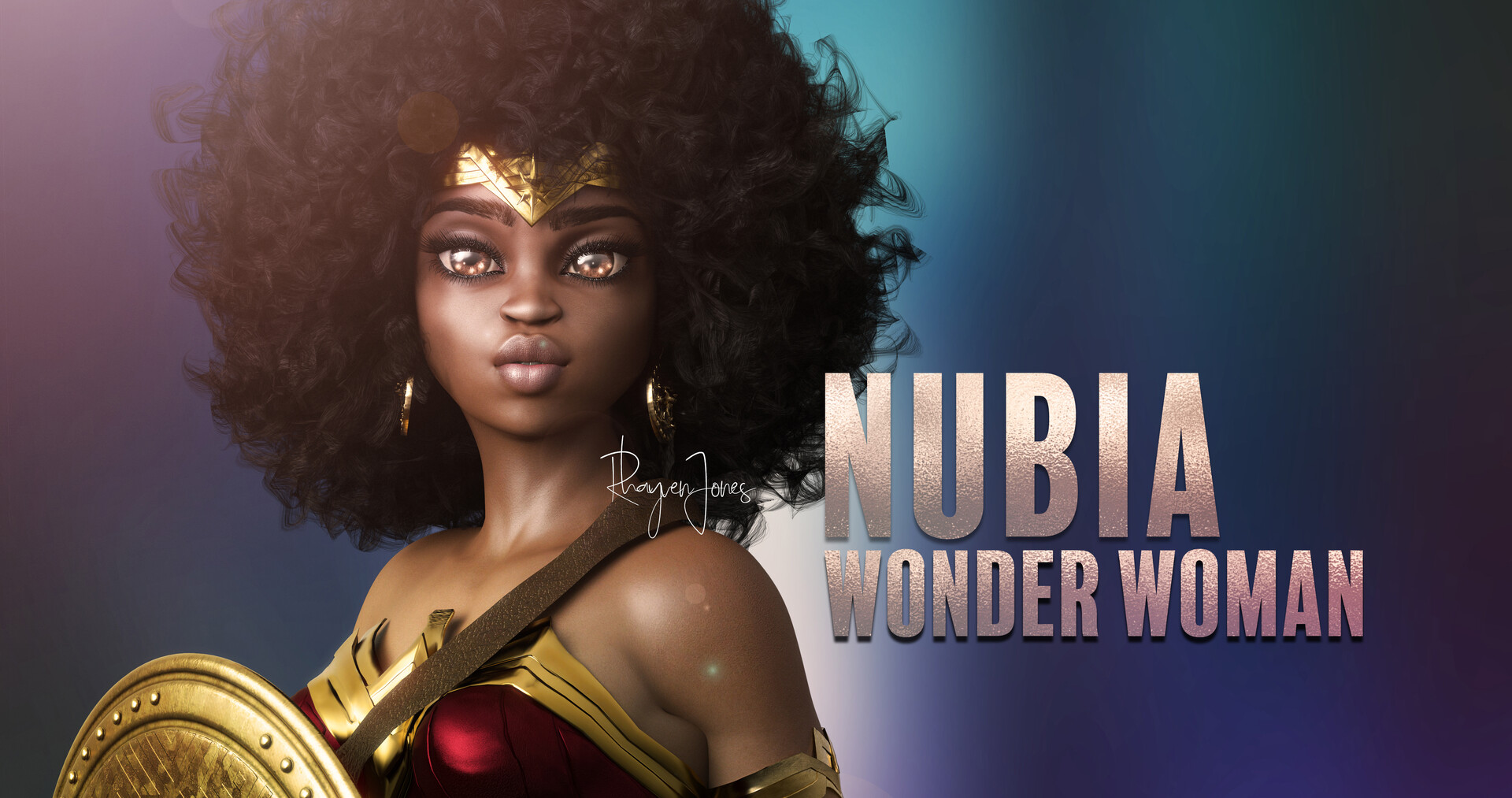 ArtStation - Nubia Wonder Woman