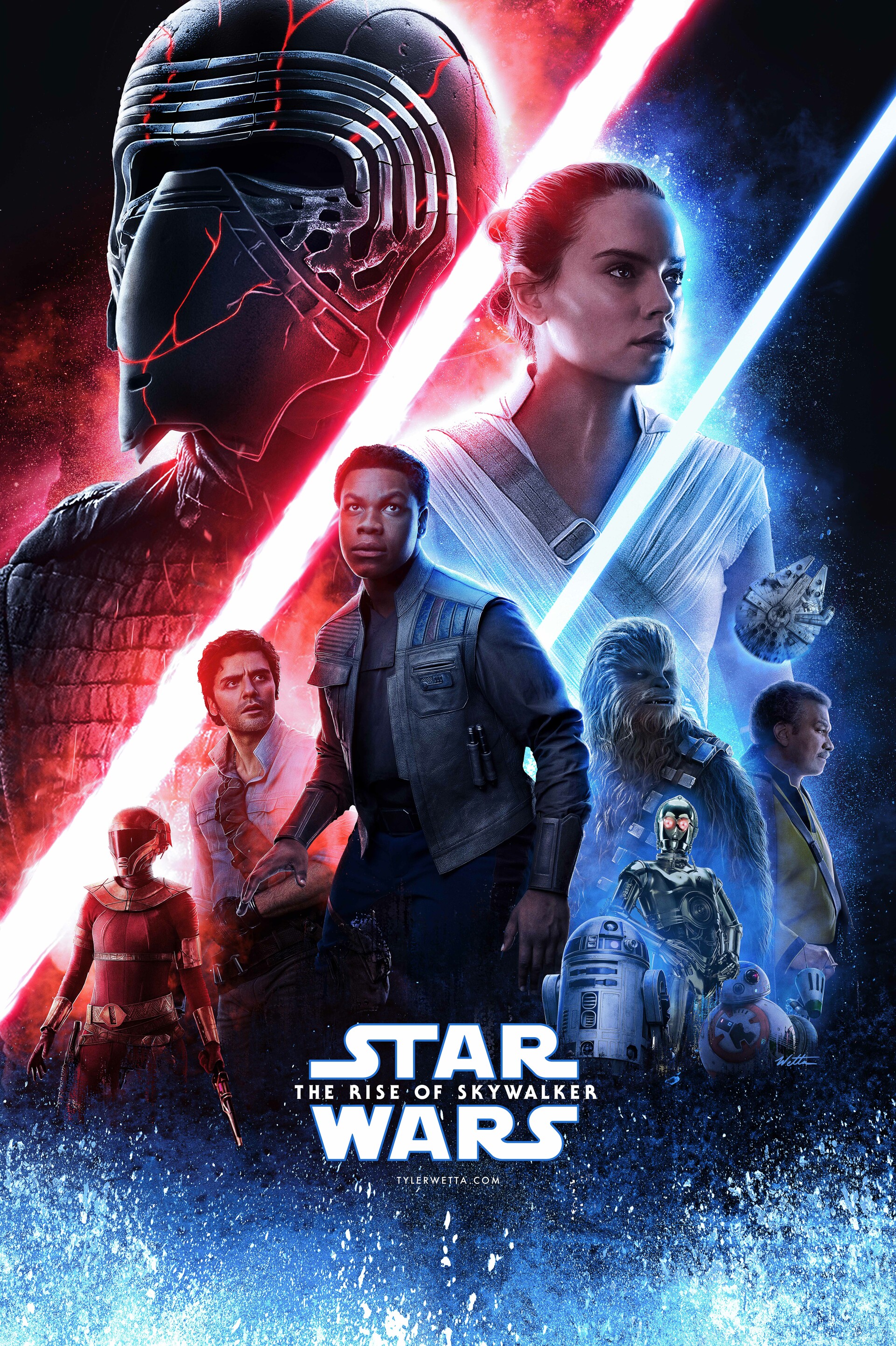 - Wars The Star Rise of Skywalker - ArtStation Poster