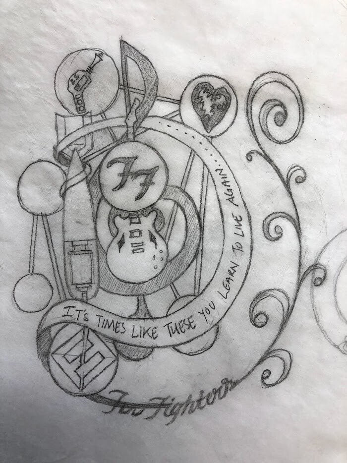 Foo Fighters tattoo by reicheru456 on DeviantArt