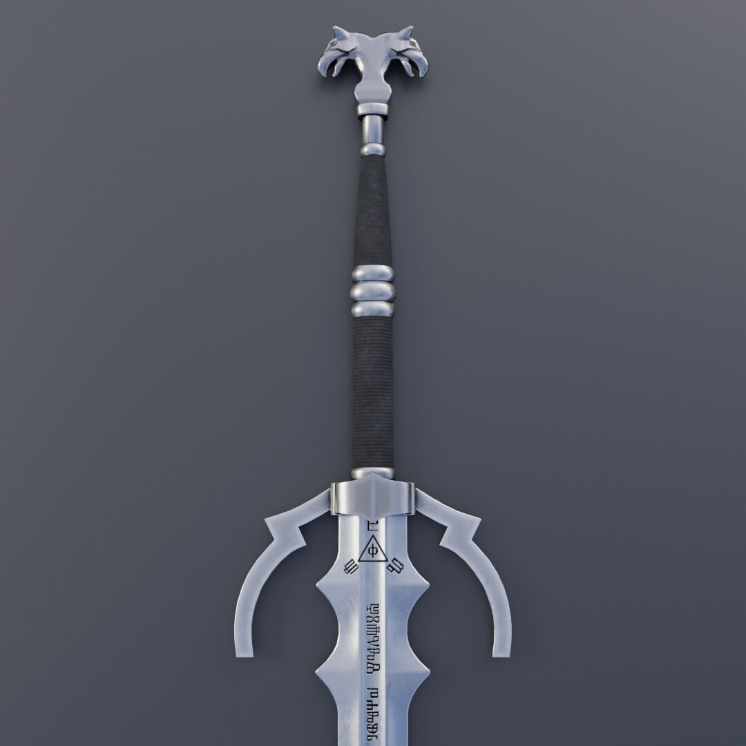 Artstation Silver Sword The Witcher 3 Fanart Piotr Skalecki After looking at berengar's notes, speak with vesemir who will tell you about berengar and how he forged a powerful blade and went to hunt a chort with it. artstation silver sword the witcher
