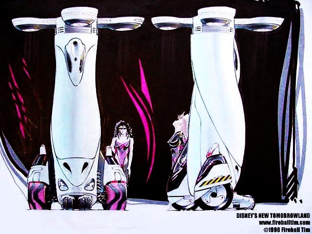 TOMORROWLAND - Columns - Disneyland