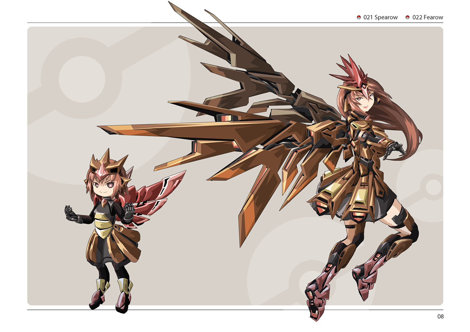 ArtStation - Pokemon Mecha Musume #021-022