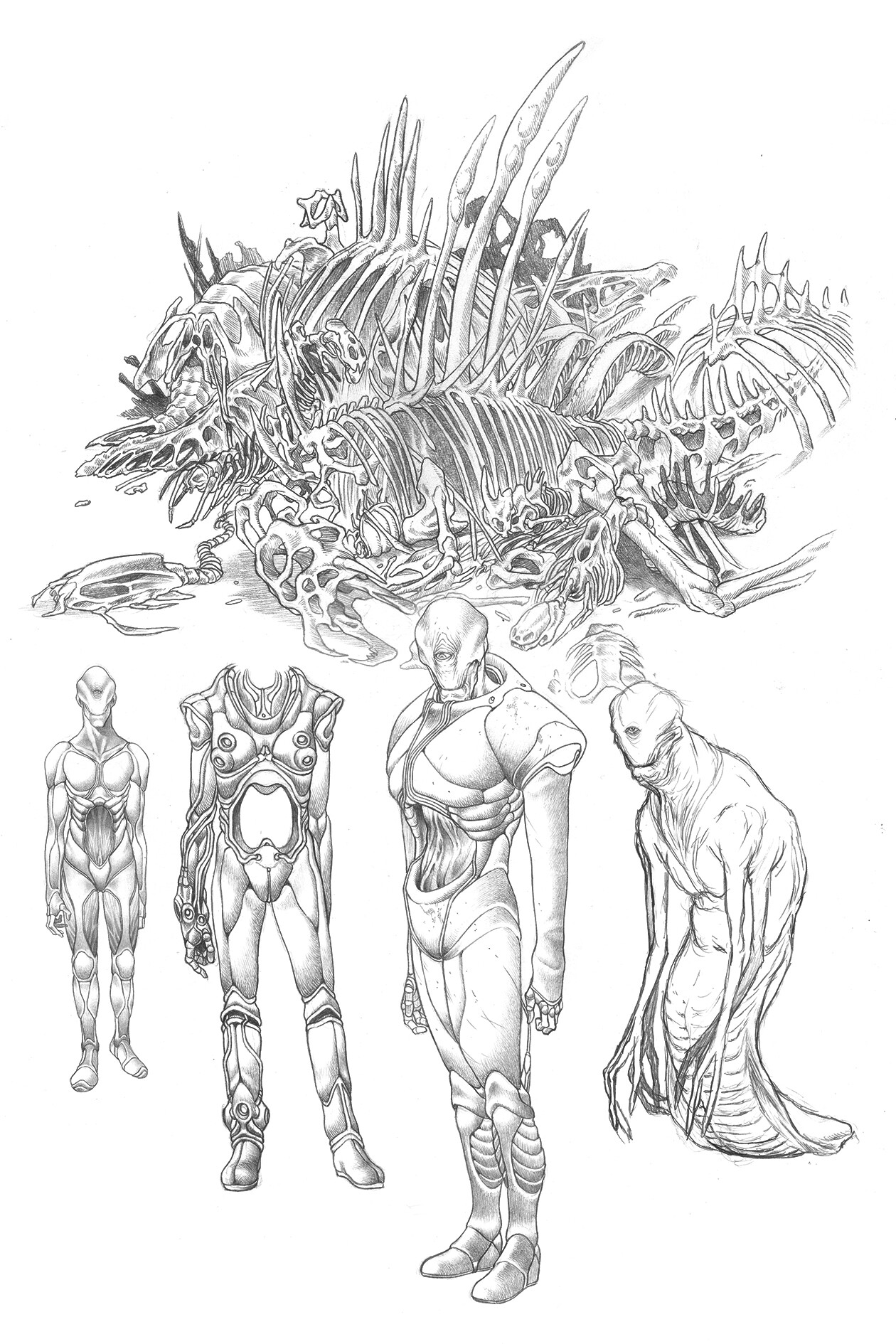 ArtStation Arachnid film Concept Art