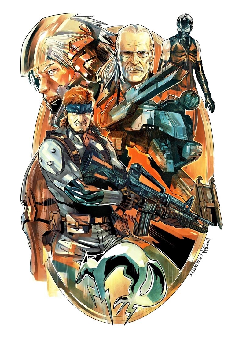 ArtStation Metal Gear Solid Illustration
