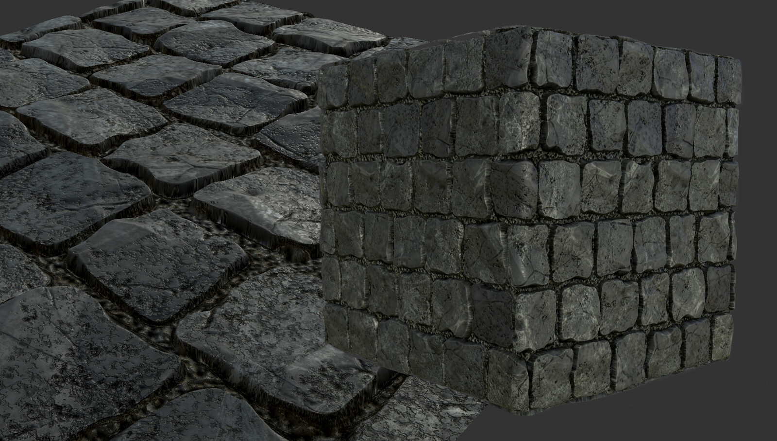 Was working on a material and i chose to use it just to have something with the torch, so its not by itself. Made with substance designer.