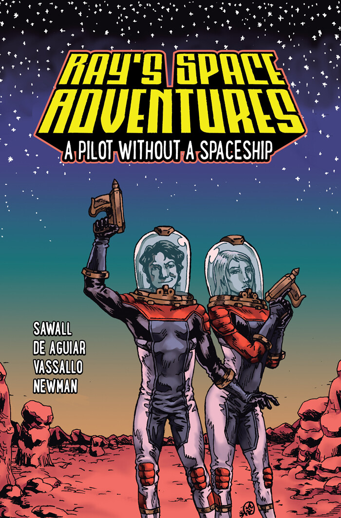 Ray's Space Adventures #1 (Logo Design and Lettering)