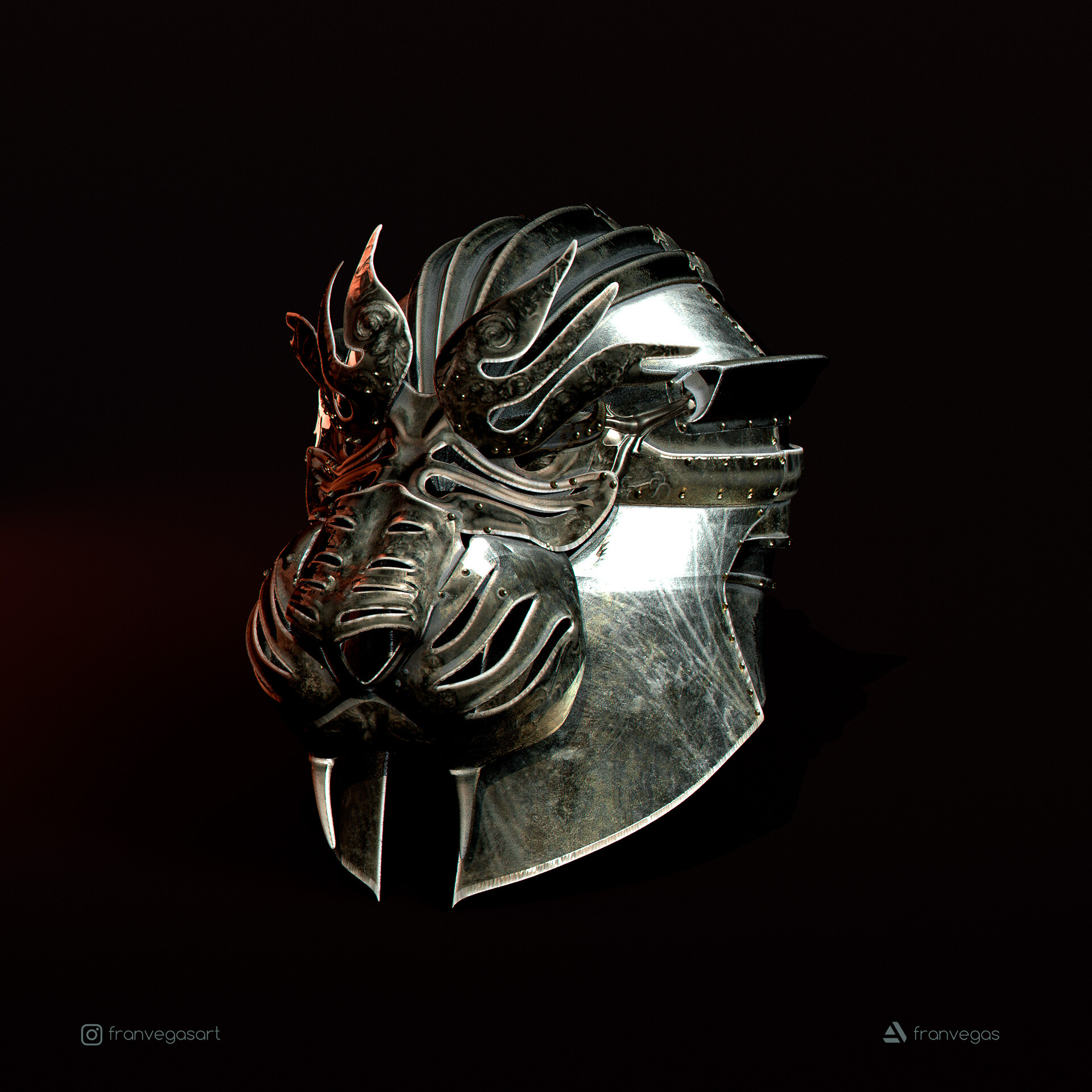 Fran Vegas Lannister Helmet