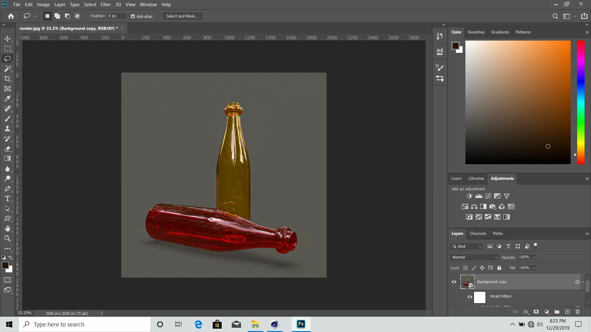 Artstation Bottle 3 Minutes Modeling And Rendering Test