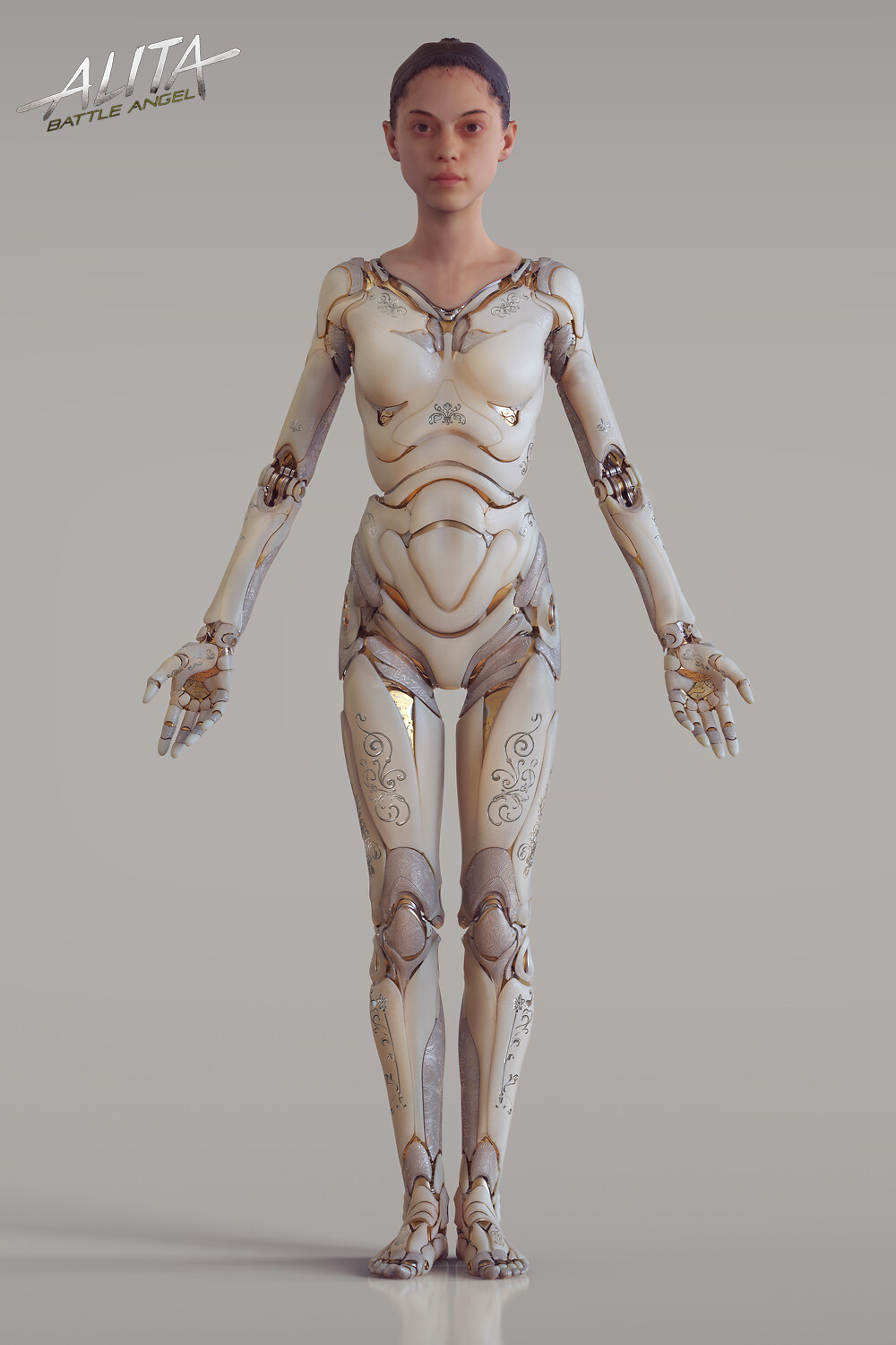 Artstation Alita Battle Angel Doll Body Design Vitaly Bulgarov