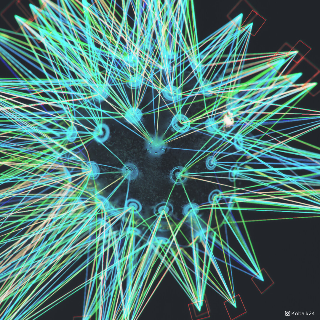 Artstation Cgma Abstract Fx In Houdini Mattia Cobianchi