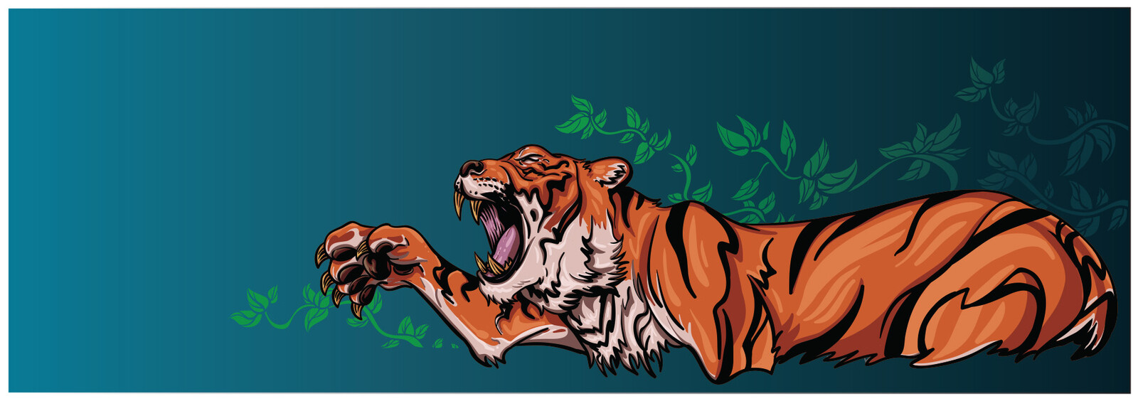 Tiger vector illustration.