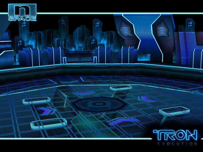 Environment modeled, textured and lighted for Disney's Tron Evolution DS. © Disney 2010 / © nSpace 2010