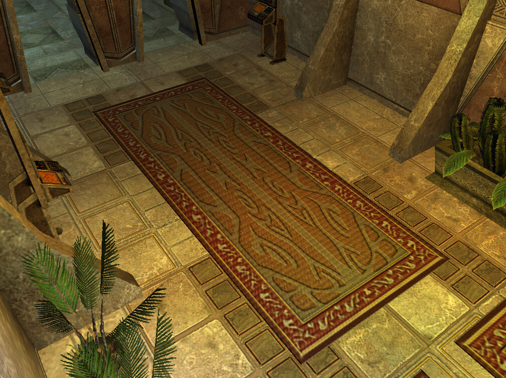 I textured this rug asset for Marvel Ultimate Alliance 2 for the Nintendo Wii and PS2. © 2009 Marvel / Activision / nSpace