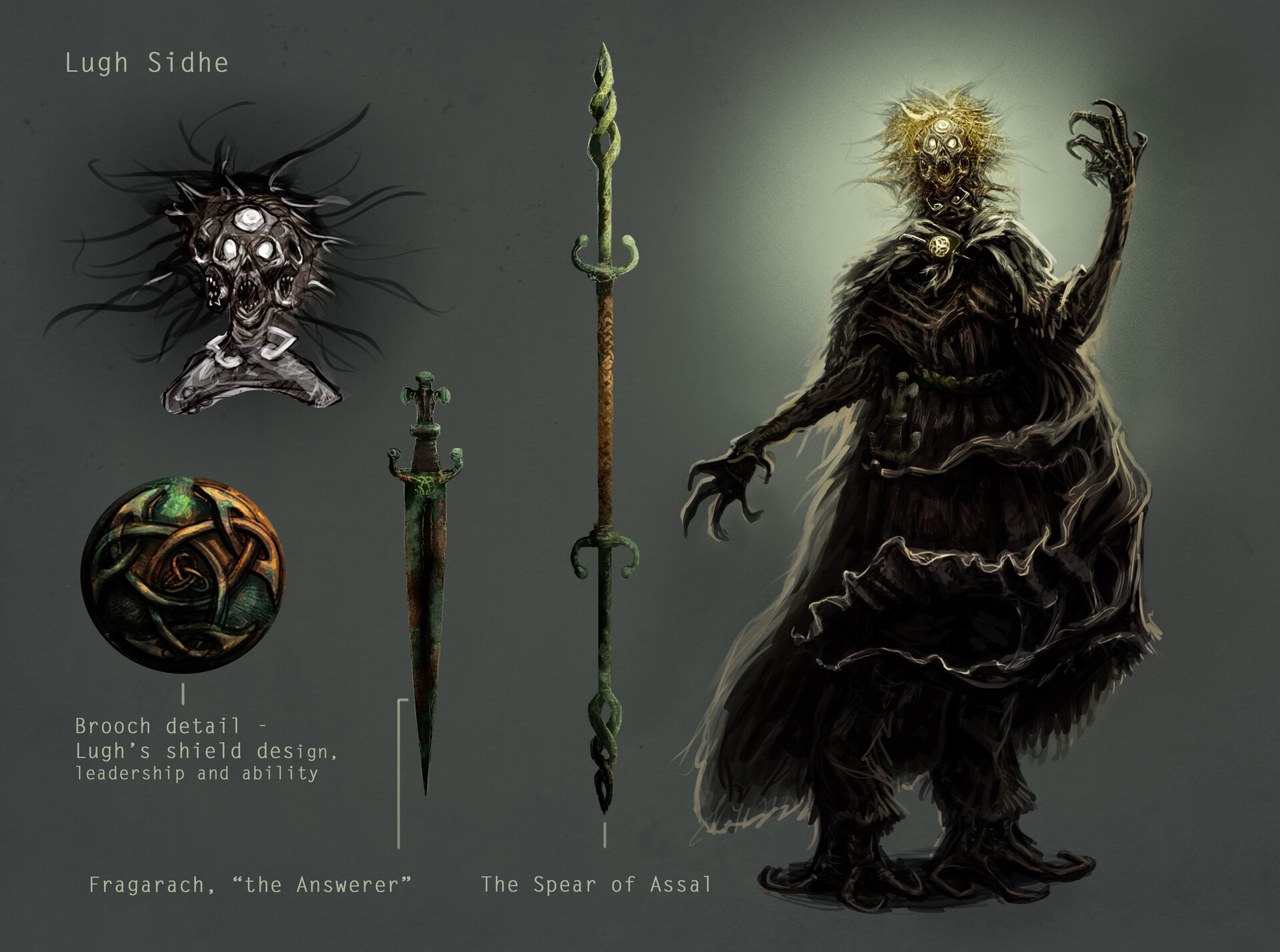 ArtStation Lugh Sidhe Fake Elden Ring Boss, Rex Beck