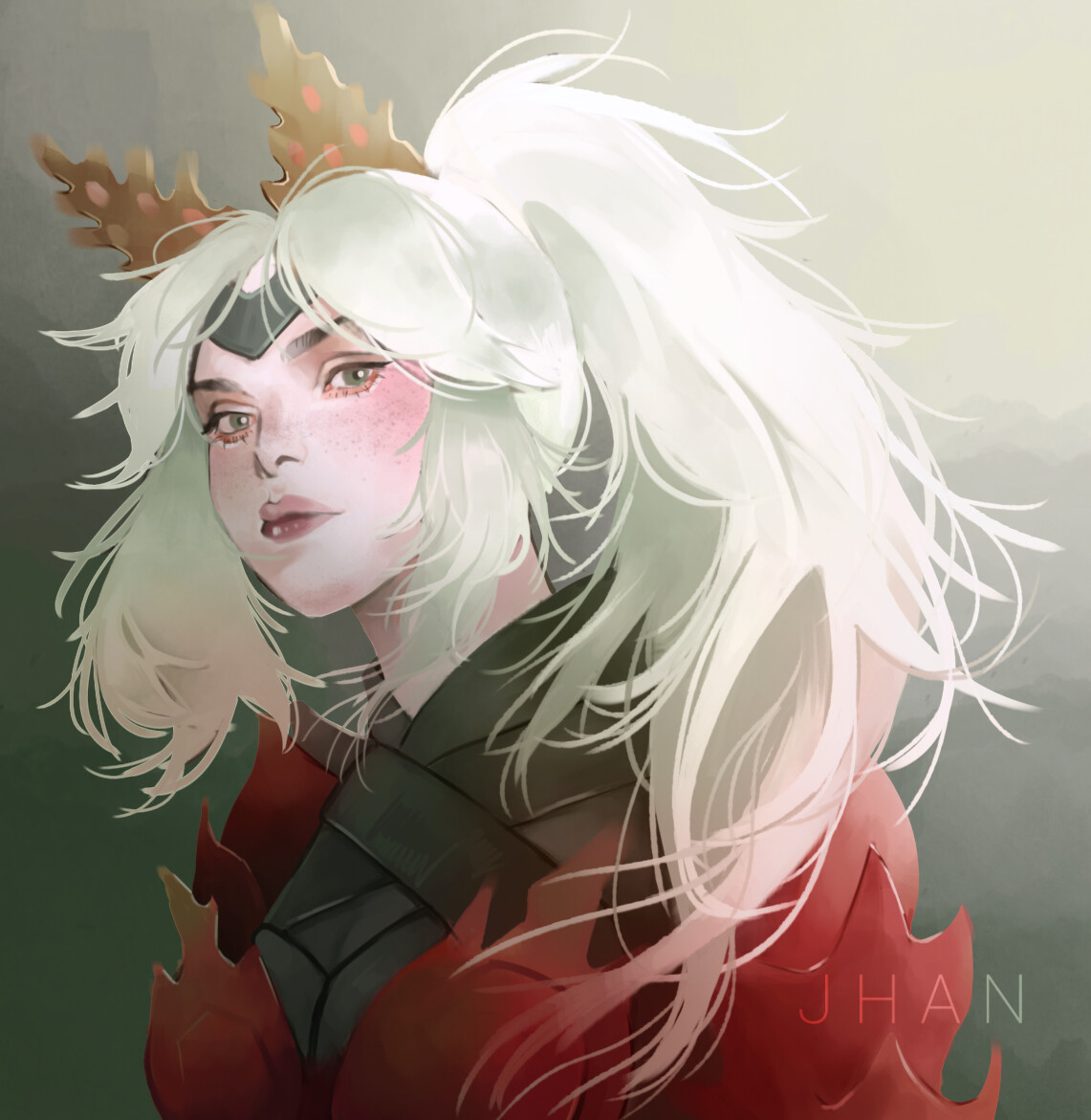 photo Female Monster Hunter World Characters tan jie han monster hunter world
