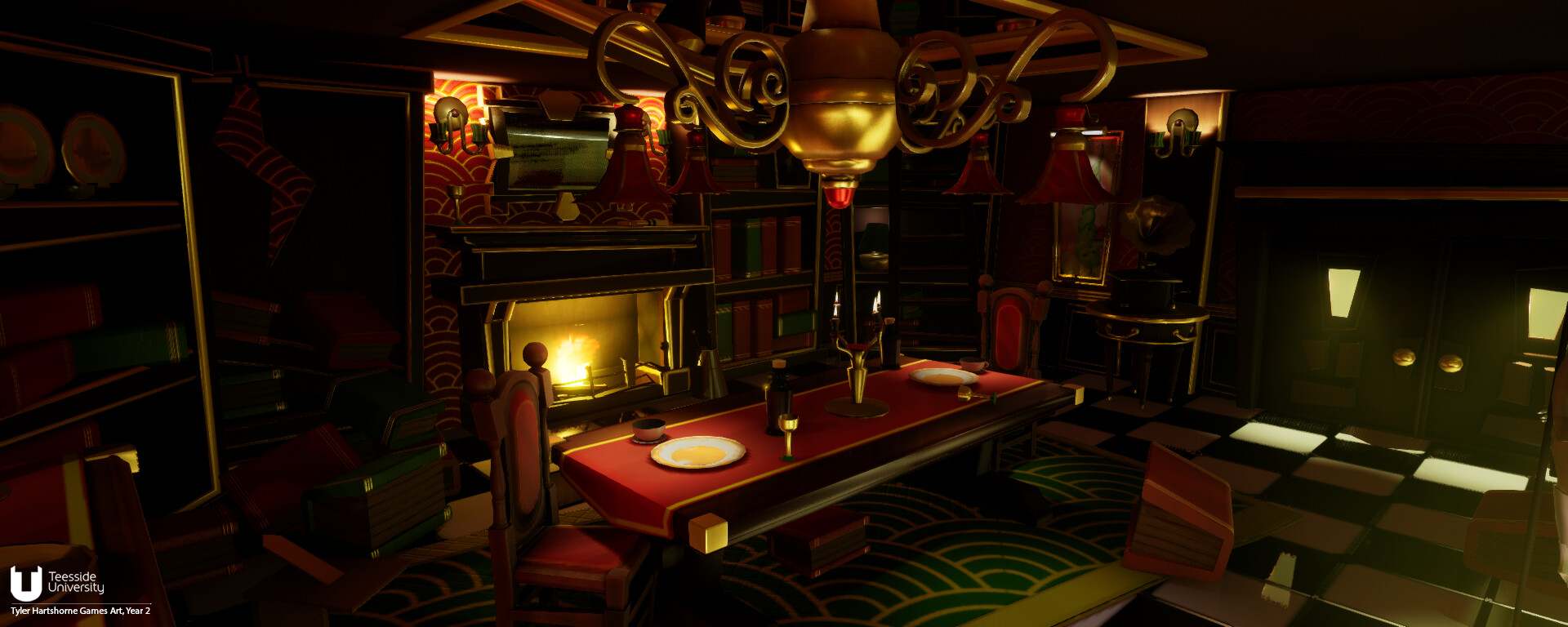 Artstation Mansion S Study Luigi S Mansion 3 Inspired
