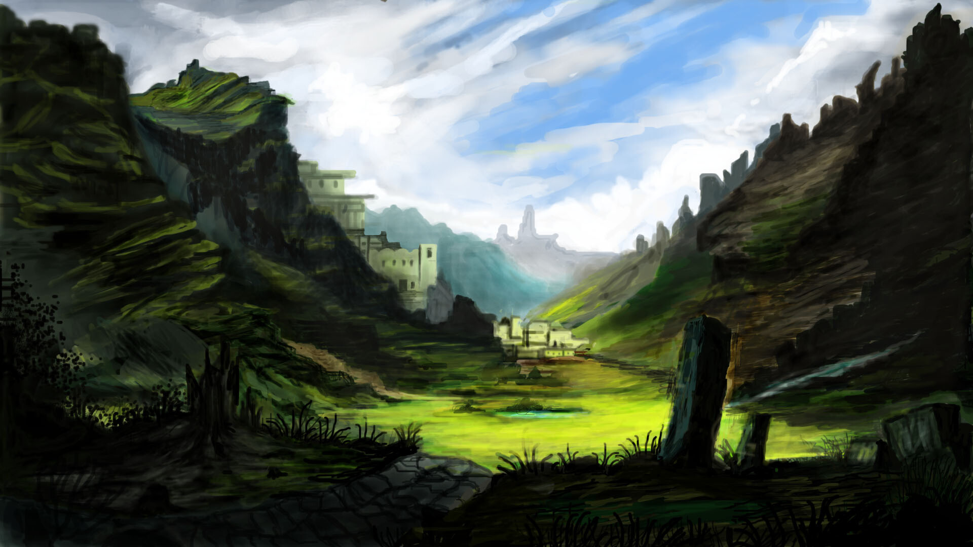Artstation Matte Painting By Brush Aishwarya Dudhe