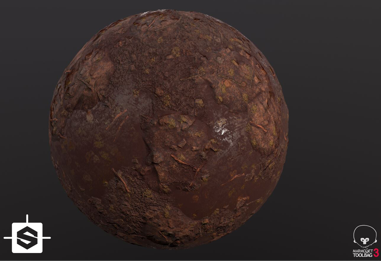 ArtStation - Mud Rock Ground Material