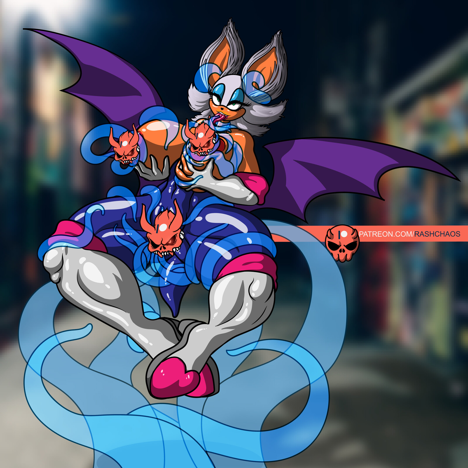 photo Rouge The Bat Fanart artstation rouge the bat rash chaos