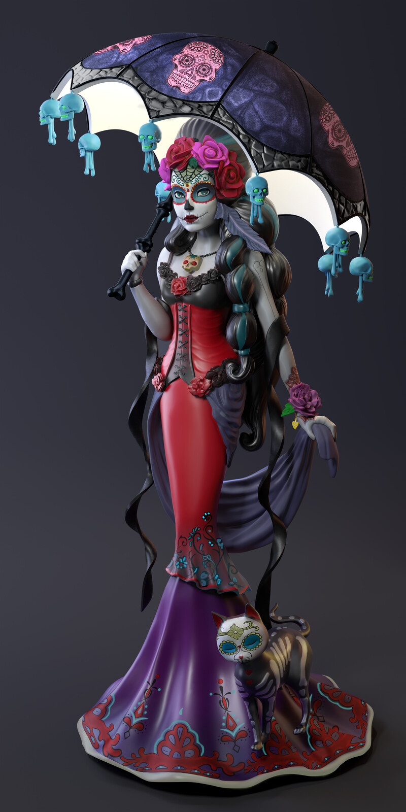 Day of the Dead Lamp