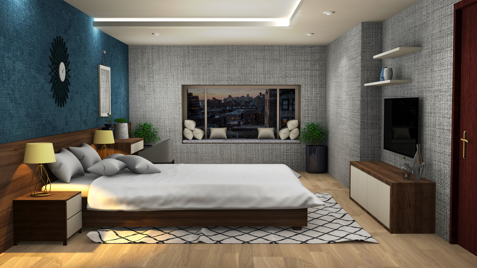 Rizwan Umer 3d Bedroom Design