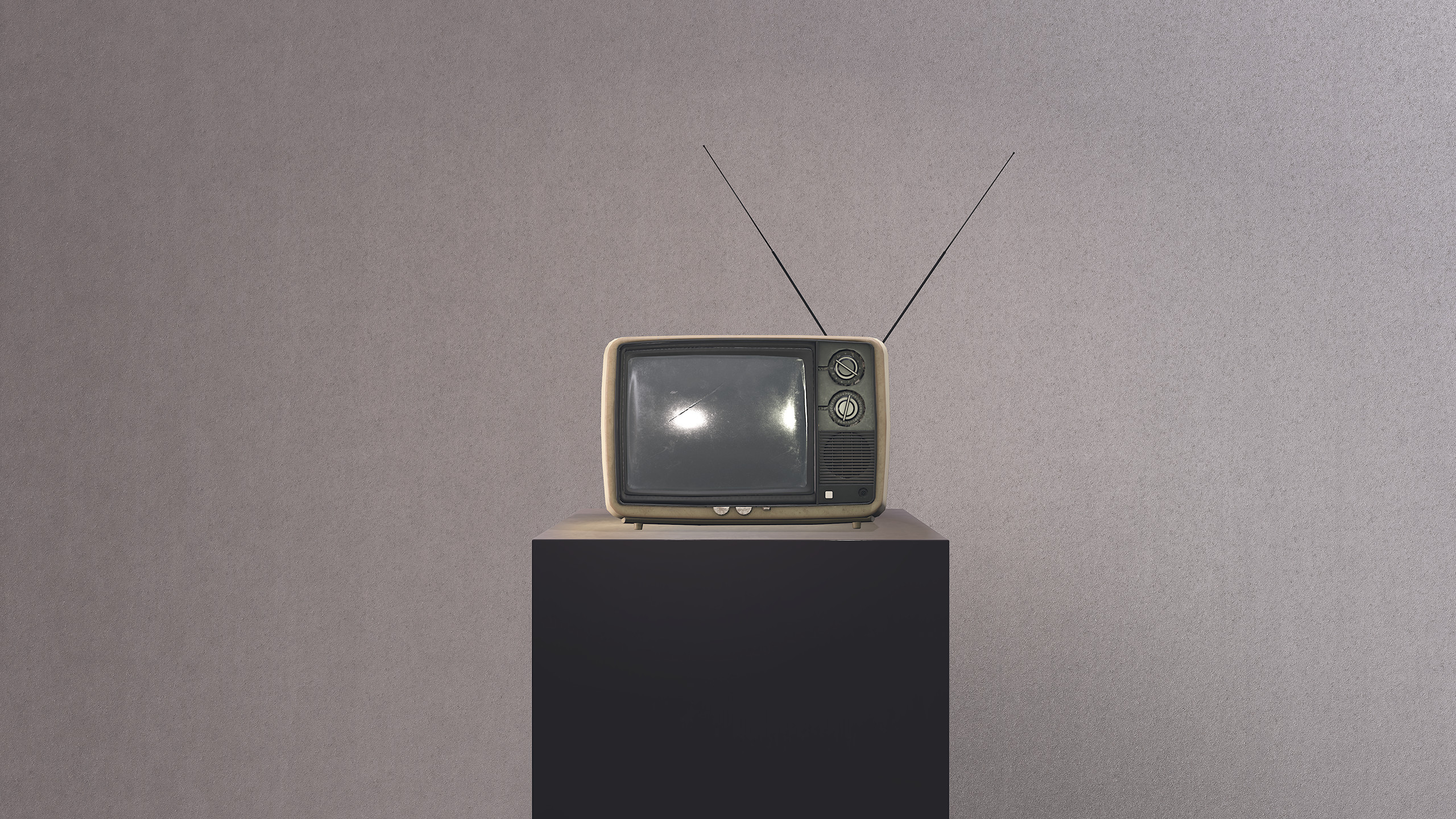 Artstation God Is In The Tv Retro Crt Tv Christoffer Sjostrom