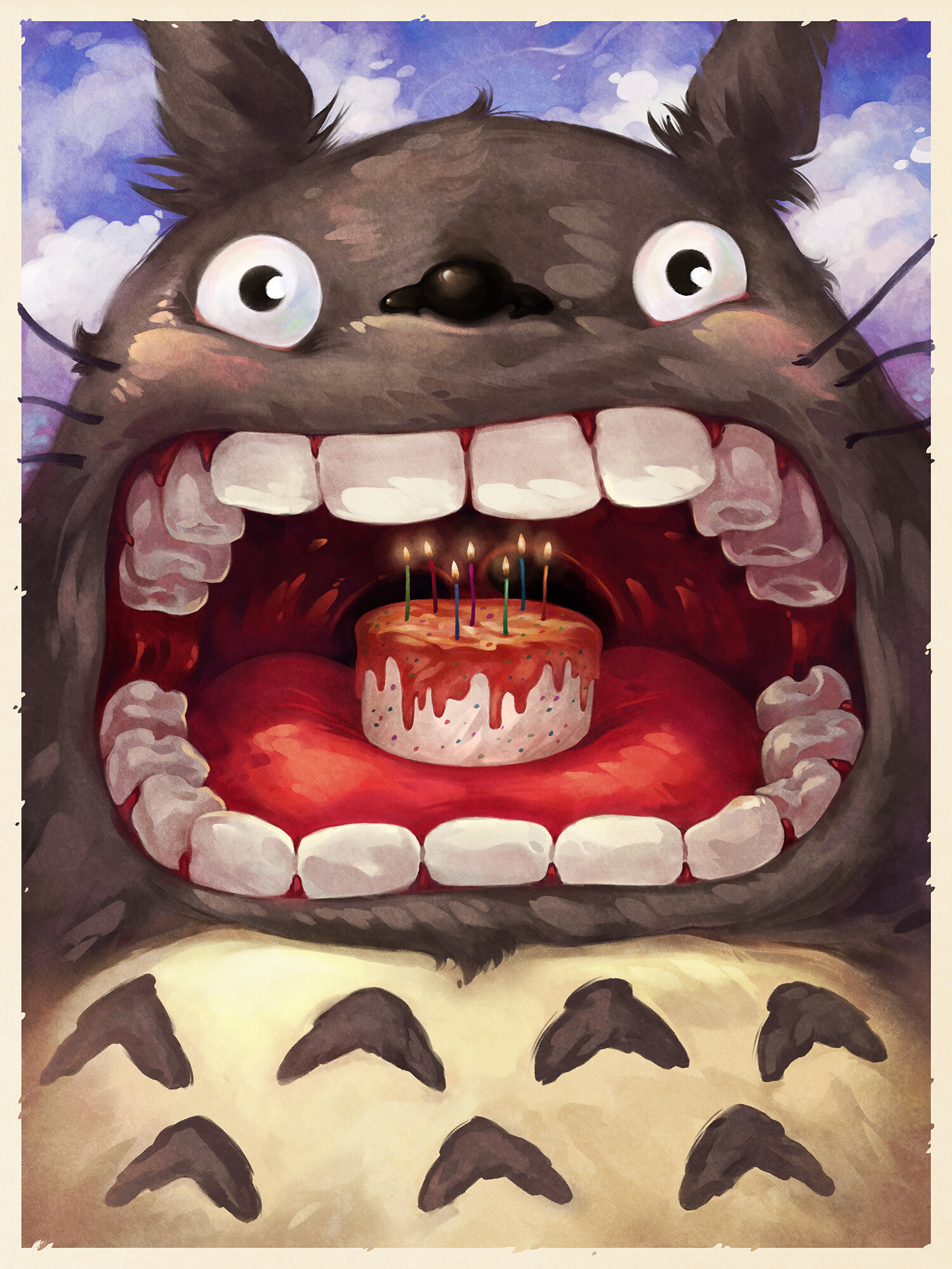Totoro happy birthday