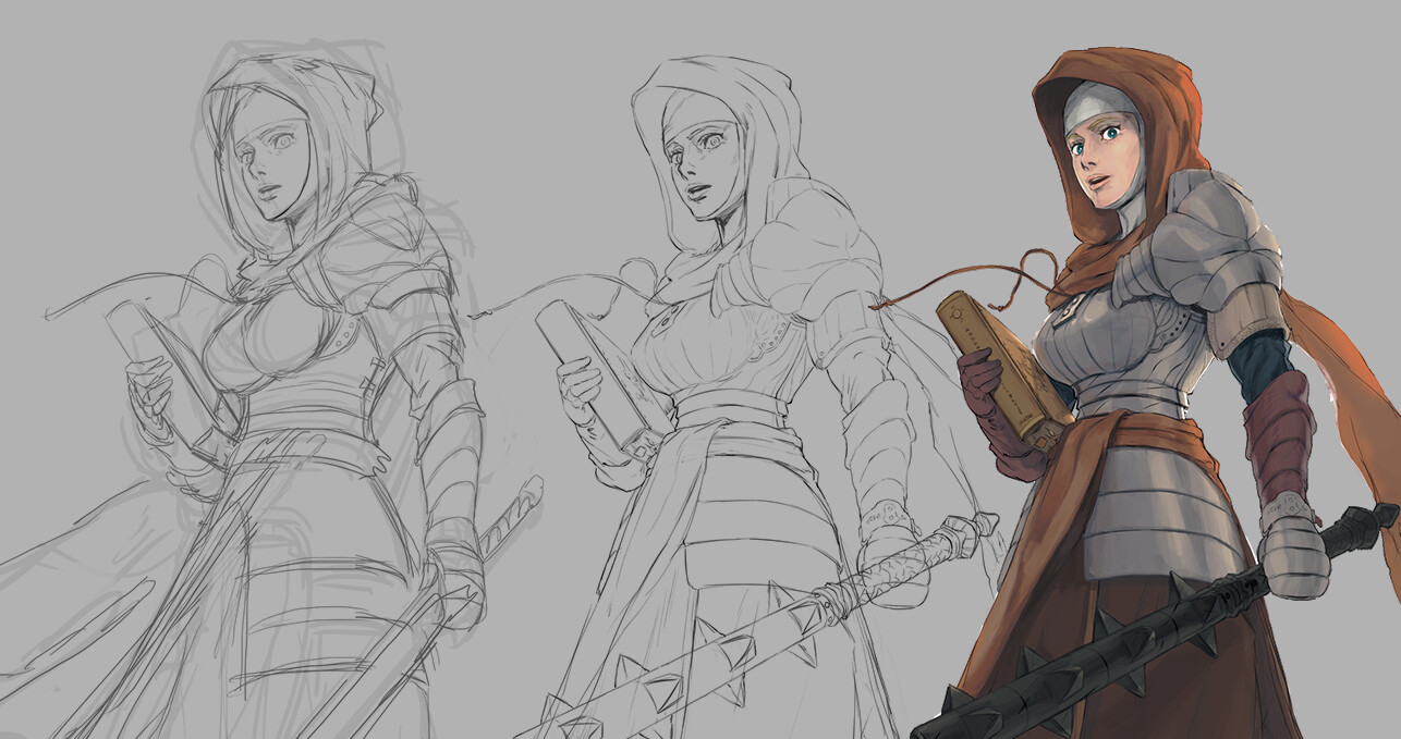 Artstation Vestal From Darkest Dungeon Jeongwon Lee Sure there is the occultist who is. vestal from darkest dungeon jeongwon lee