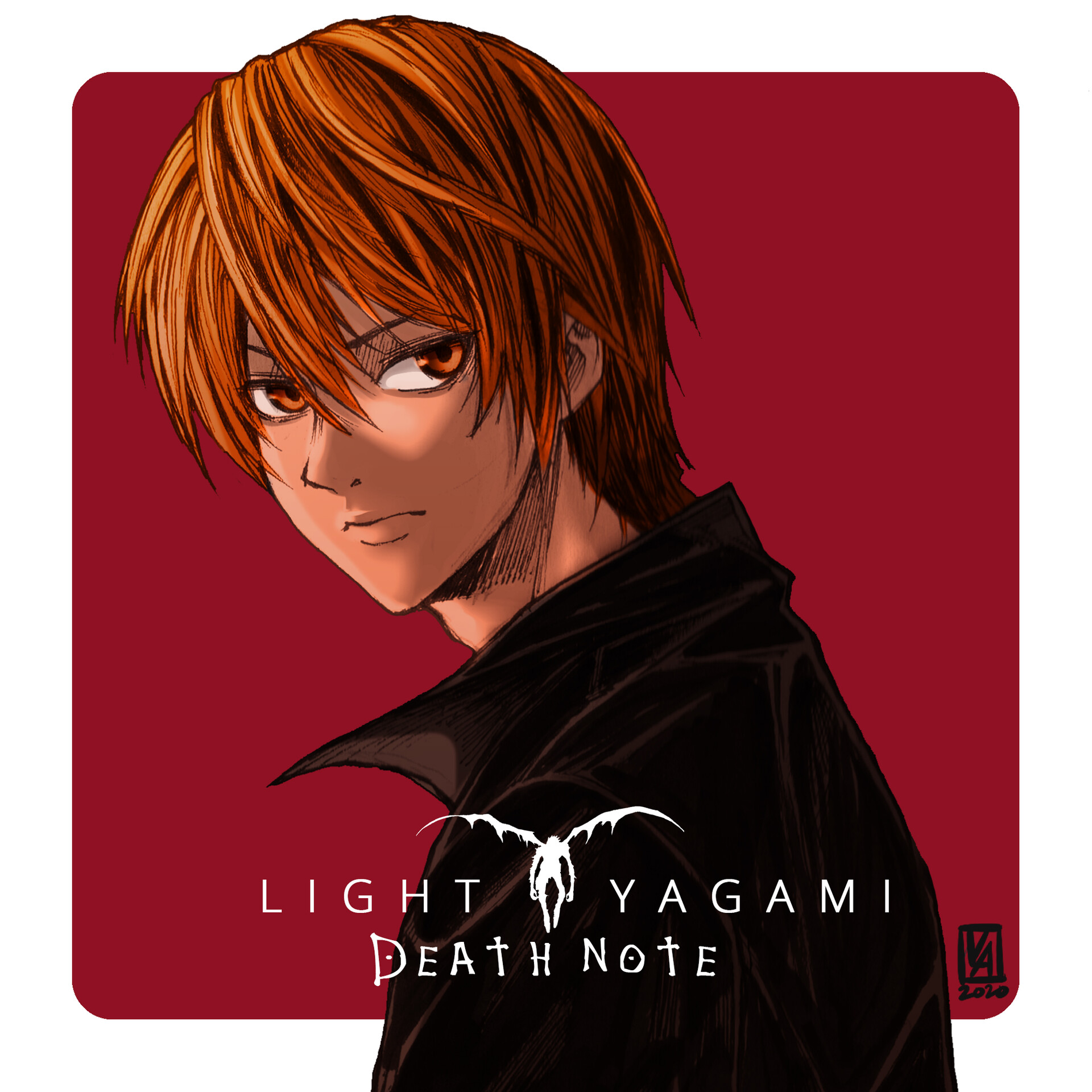 Artstation Light Yagami Fanart Alvin Bragais Death note anime ryuk kira manga light l shinigami misa amane death note ryuk. light yagami fanart alvin bragais