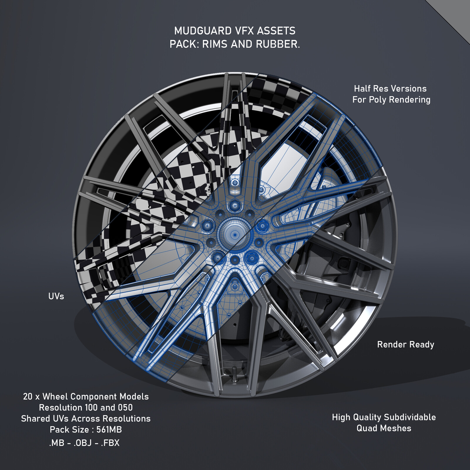 Pack : Rims and Rubber