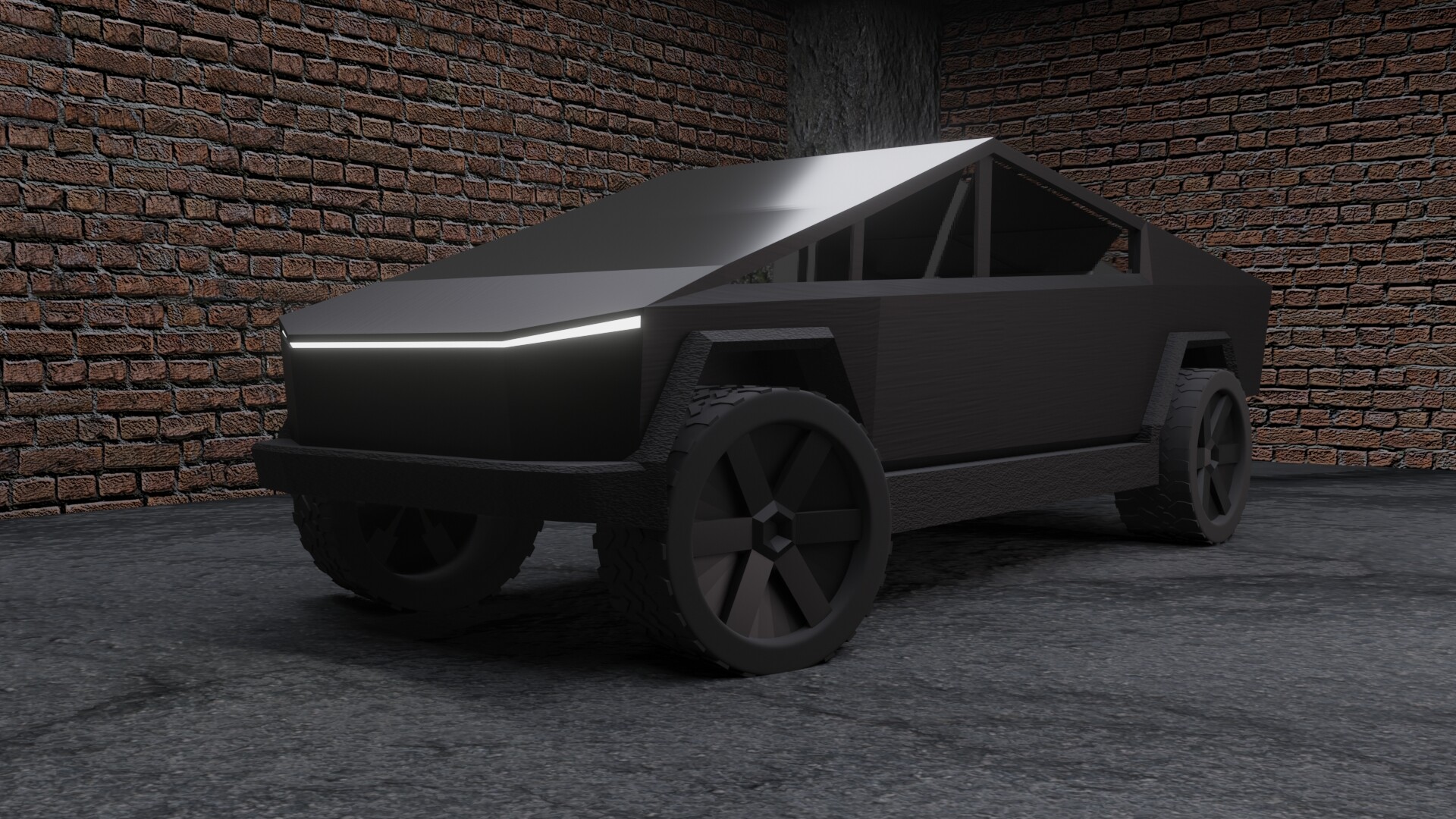 Amai Productions Tesla S Cybertruck Renders