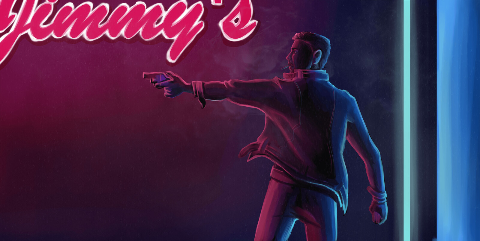 A fanart for the short film "BAD SHERIFF" by Ben Bernschneider.