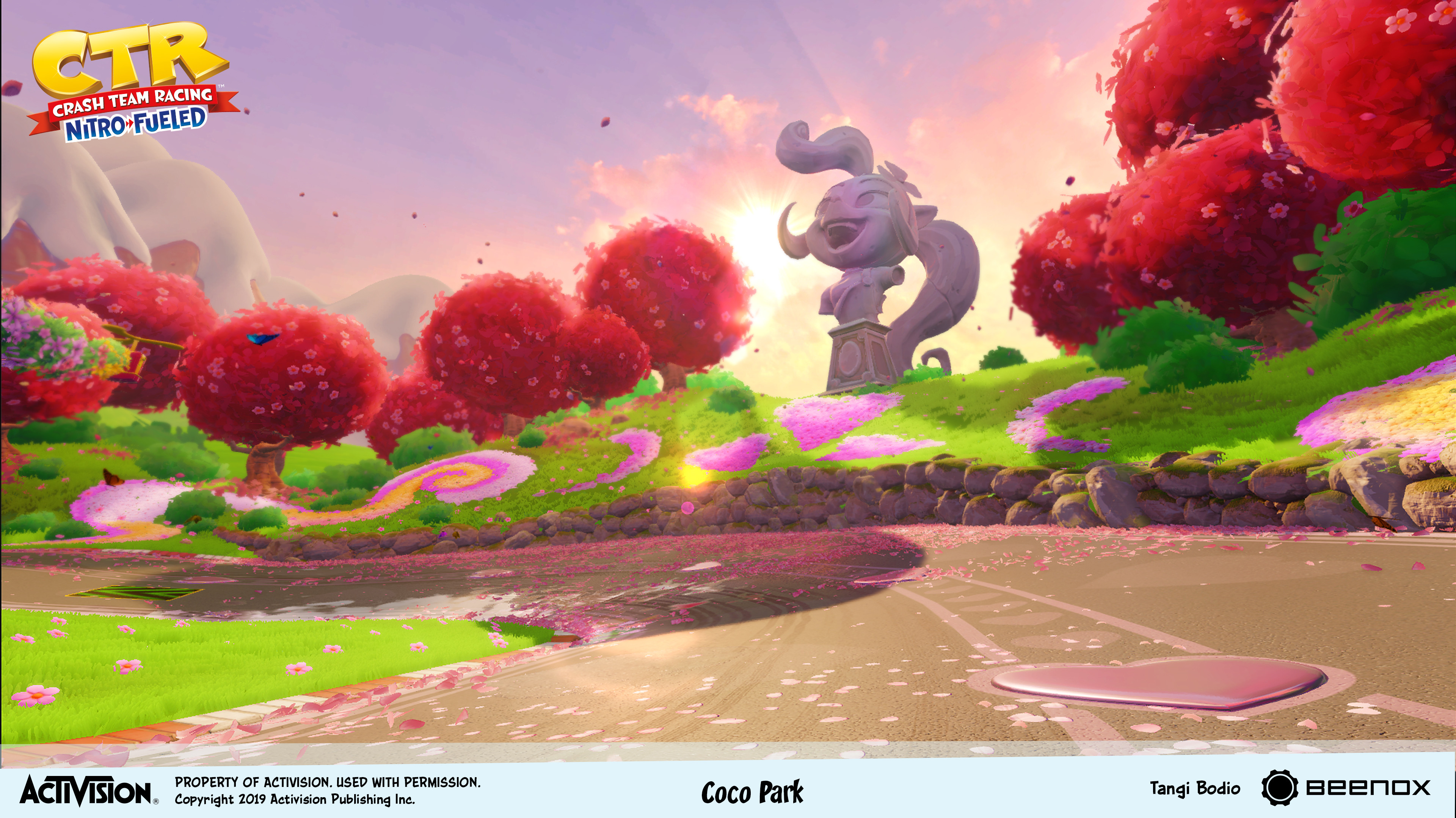 Artstation Crash Team Racing Coco Park Tangi Bodio