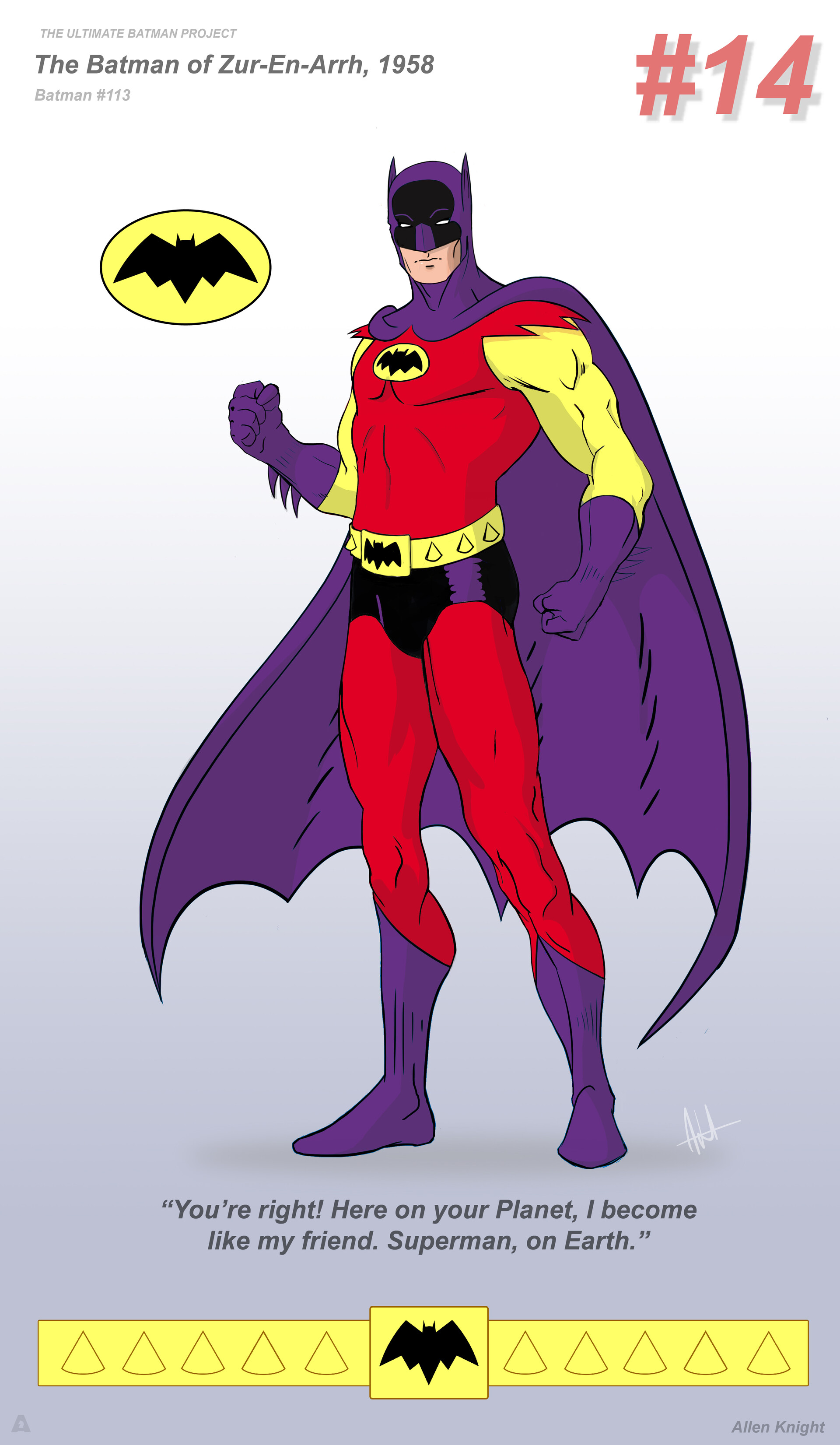 ArtStation - The Ultimate Batman Project: Costume #14 - The Batman of  Zur-en-Arrh