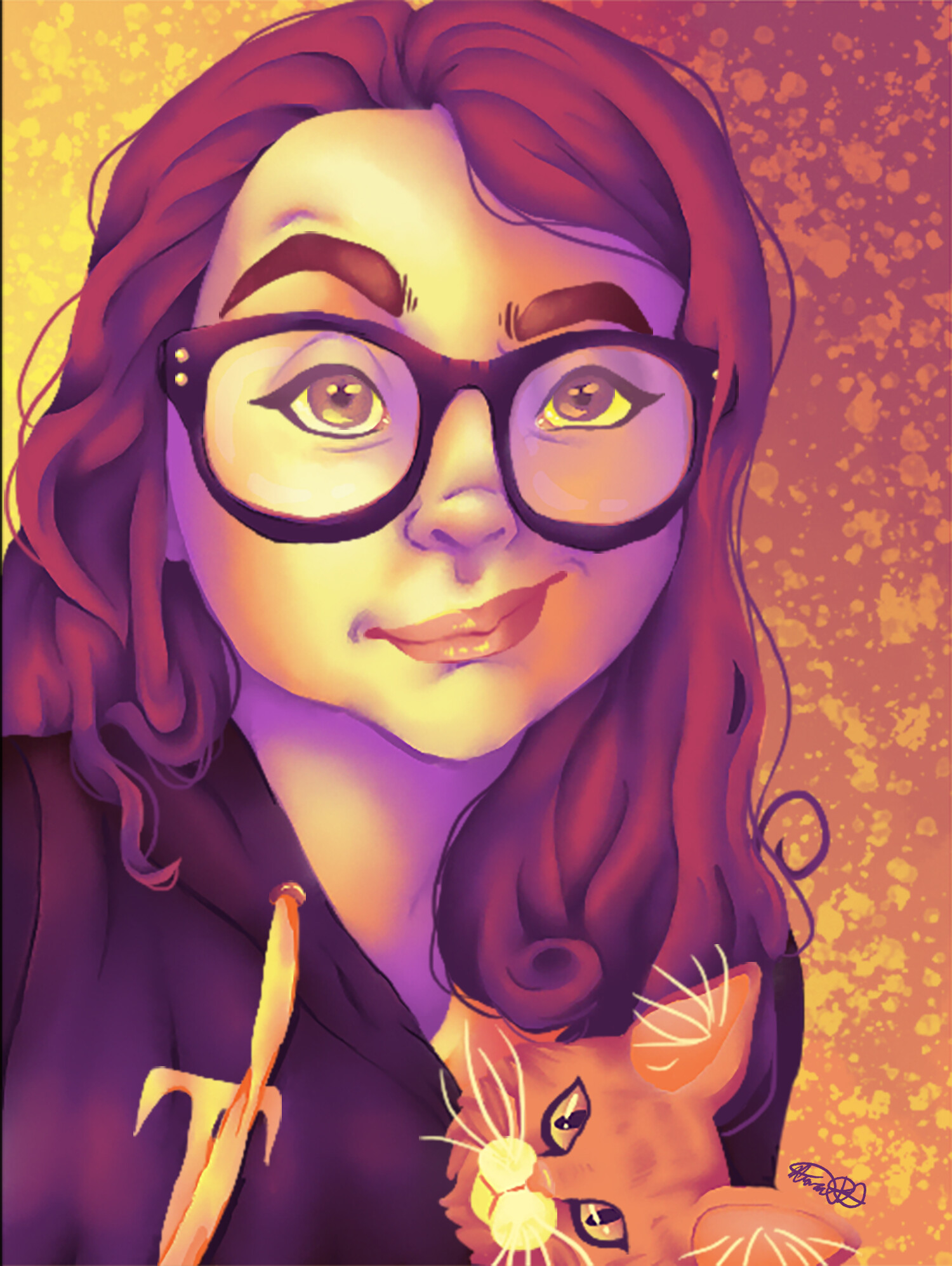 ArtStation Cartoon Self Portrait