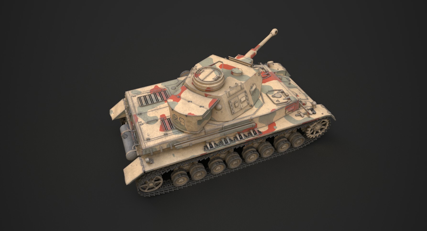 Nikita Filatov Nick Hopkins Panzer 4 G 3d Model