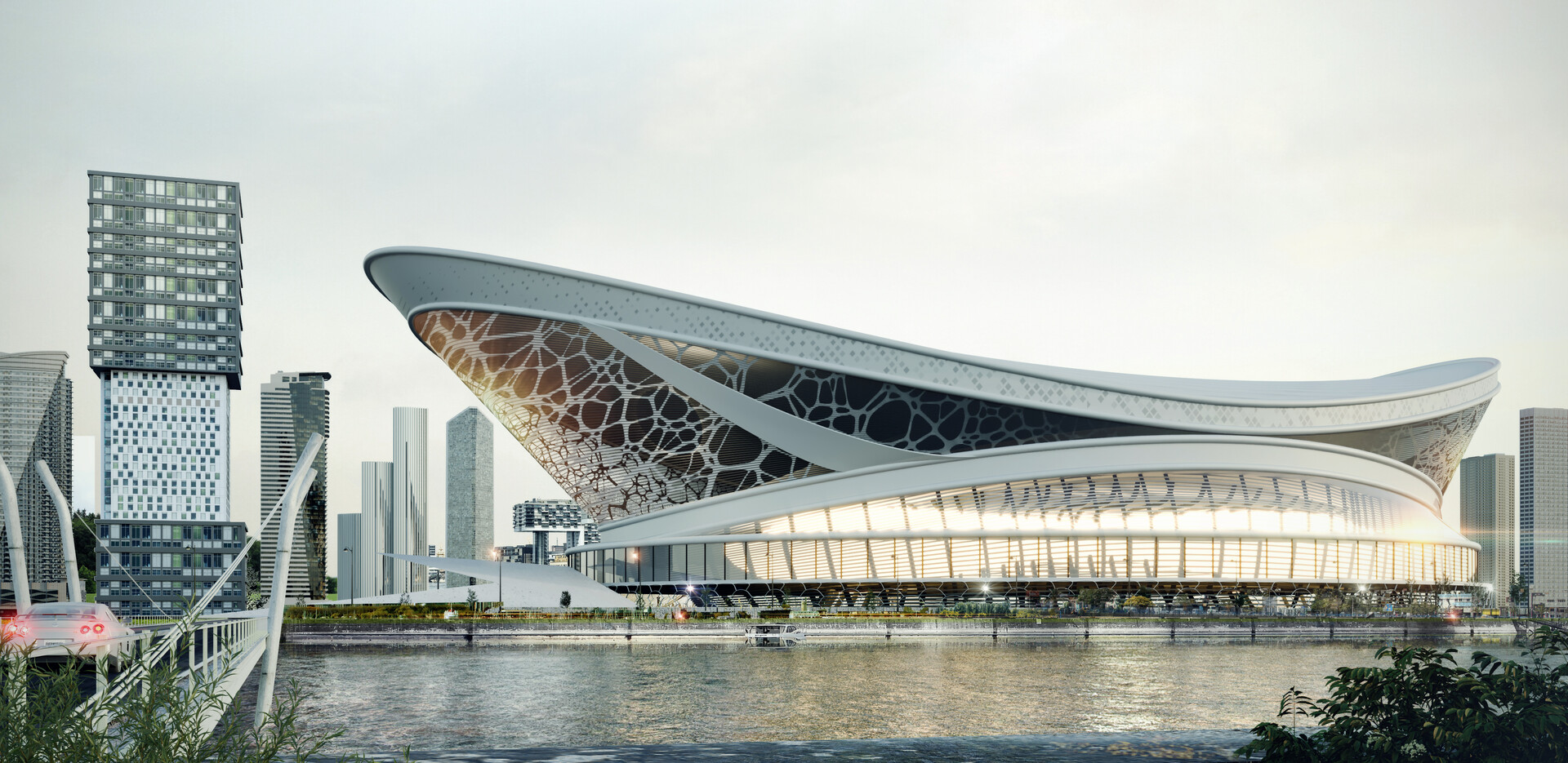 Ramees Muhammed - Organic Design - Indoor Stadium Concept