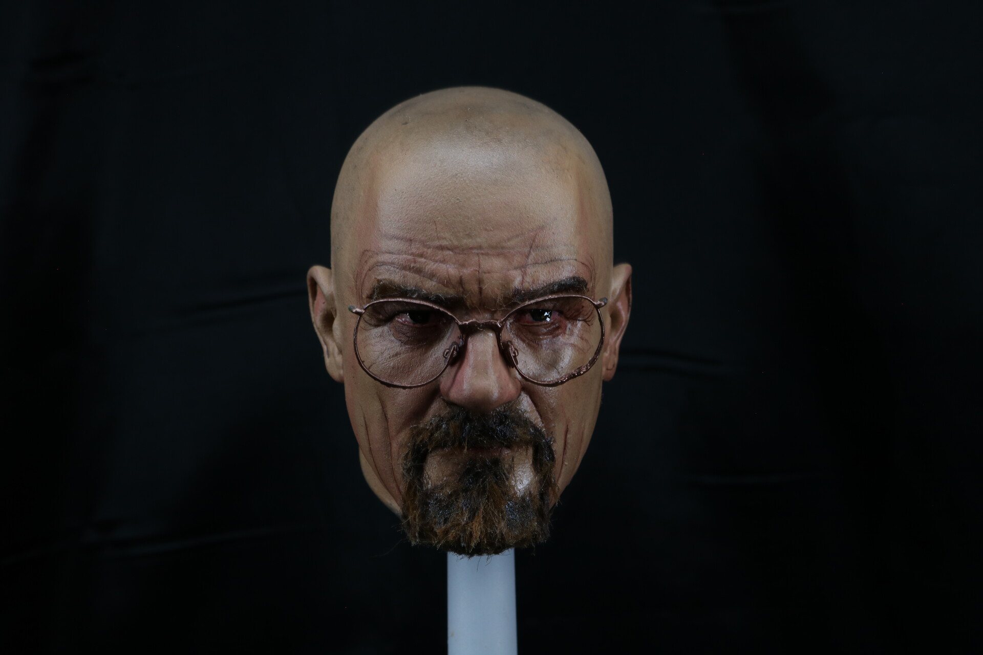 Artstation Walter White Head Sculpt 3d Printed And Painted