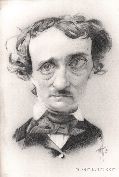 I had to take a swing at drawing Poe