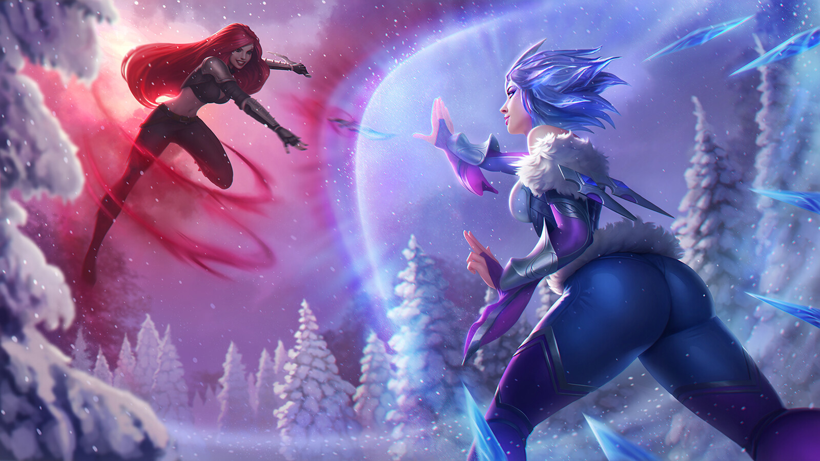 Domina Art Frostblade Irelia Vs Katarina Mafia miss fortune splash for league of legends, atey ghailan. domina art frostblade irelia vs katarina