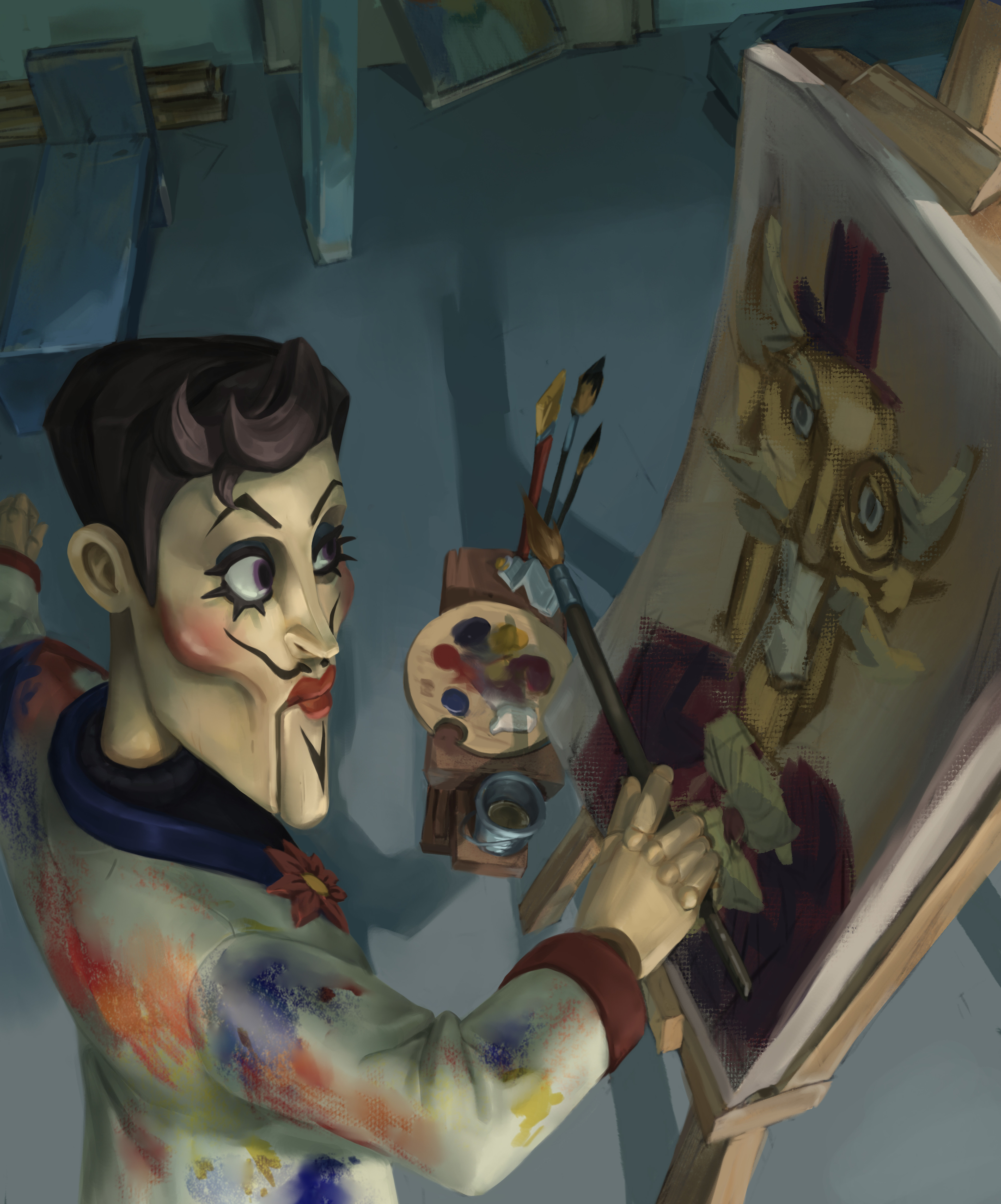 Artstation Hello Puppets Illustrations Katie Friese