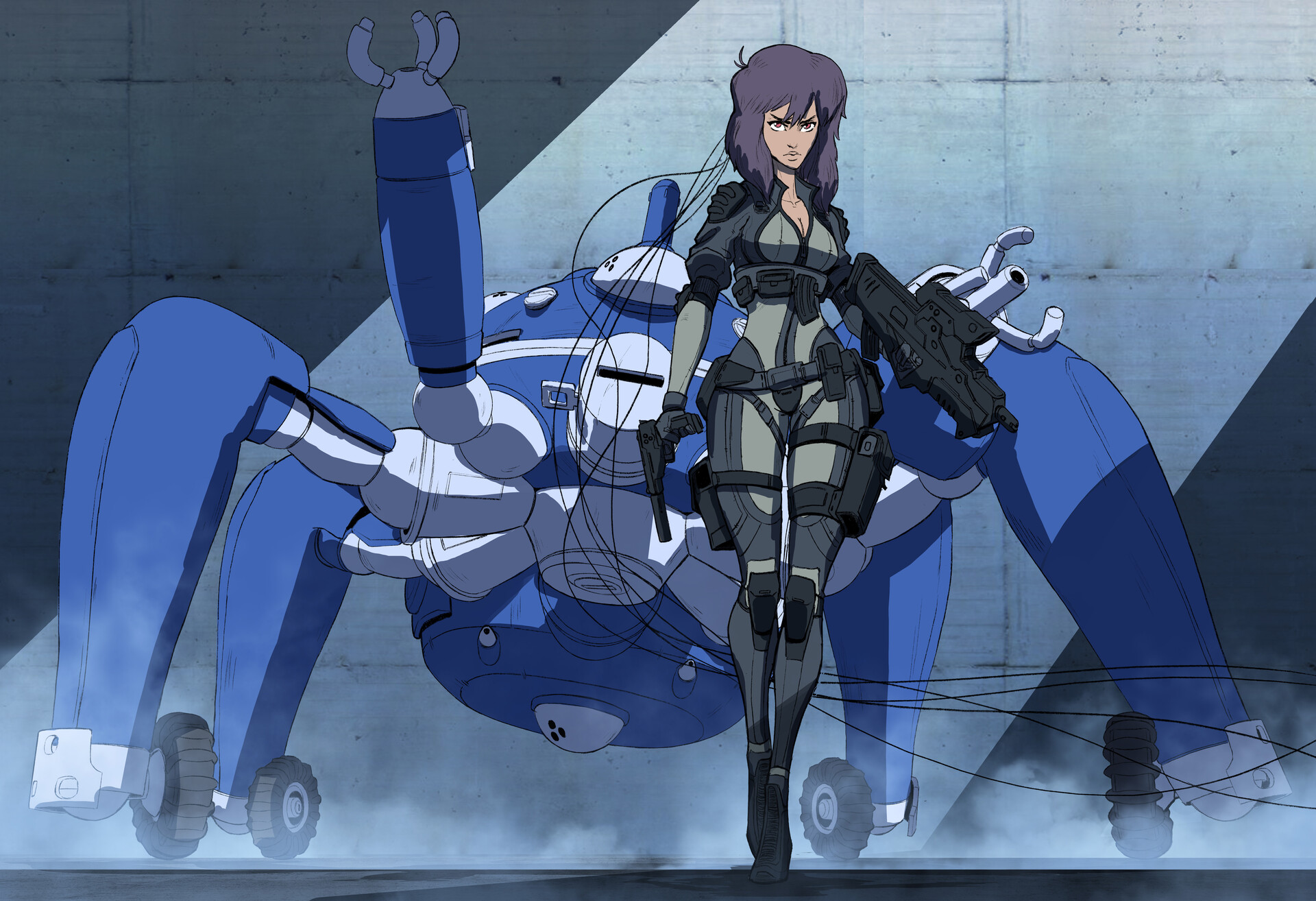 Artstation Ghost In The Shell Colin Searle