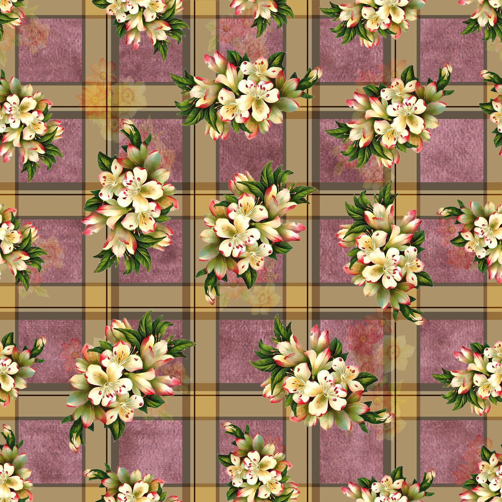 Artstation Seamless Pattern Made By Hand Drawn Paint Strokes