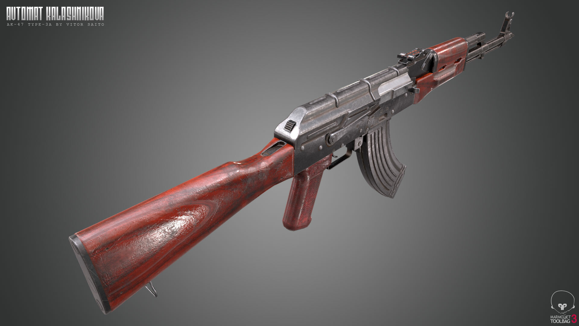 game ready weapon design 4k pbr